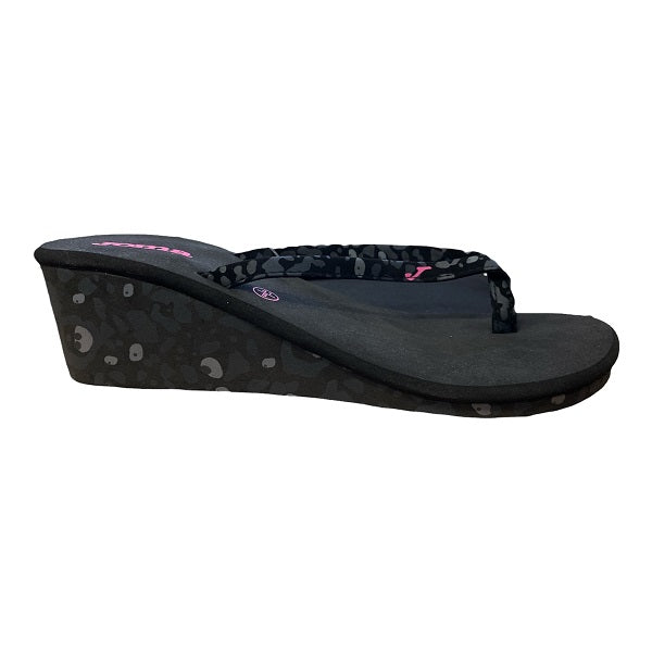 Joma ciabatta infradito da donna con rialzpo S.Paris 401 nero viola