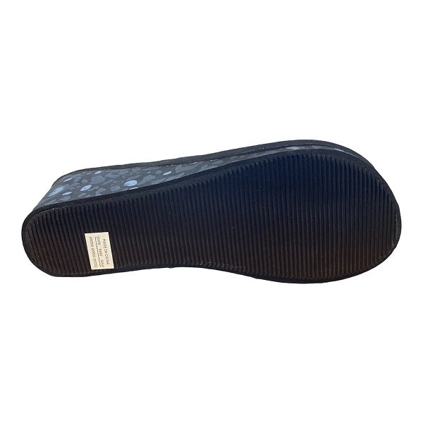 Joma ciabatta infradito da donna con rialzpo S.Paris 401 nero viola