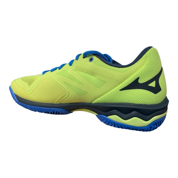 Mizuno scarpa da padel da uomo Wave Exceed Light 61GB222245 giallo limone-blu