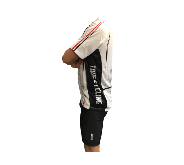 Astrolabio Maglietta da ciclista Full Zip K19E/TS08/4F bianco