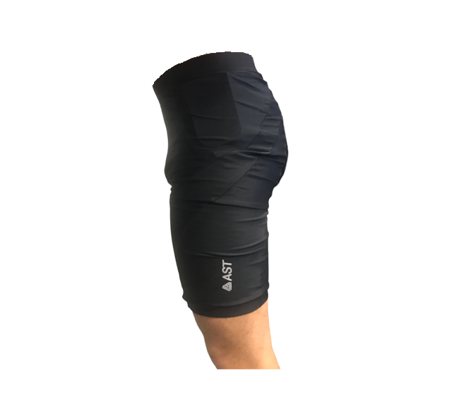 Astrolabio Pantaloncino da ciclista con rinforzo da uomo K26R/TC93/4F nero