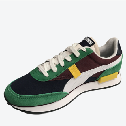 Puma scarpa sneakers da uomo Future Rider Play On 371149 34 verde-bianco 2