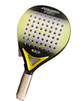 Racchetta da padel Pure 2Improve Juguador 750 P2I340020 giallo-nero con telaio in fibra di carbonio e nucleo EVA High Density per massimo controllo e potenza