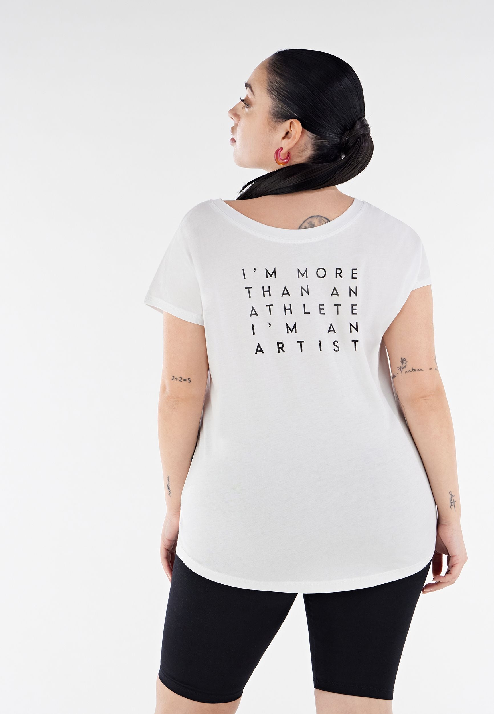 Freddy T-shirt manica corta da donna S3WBFT4 W white