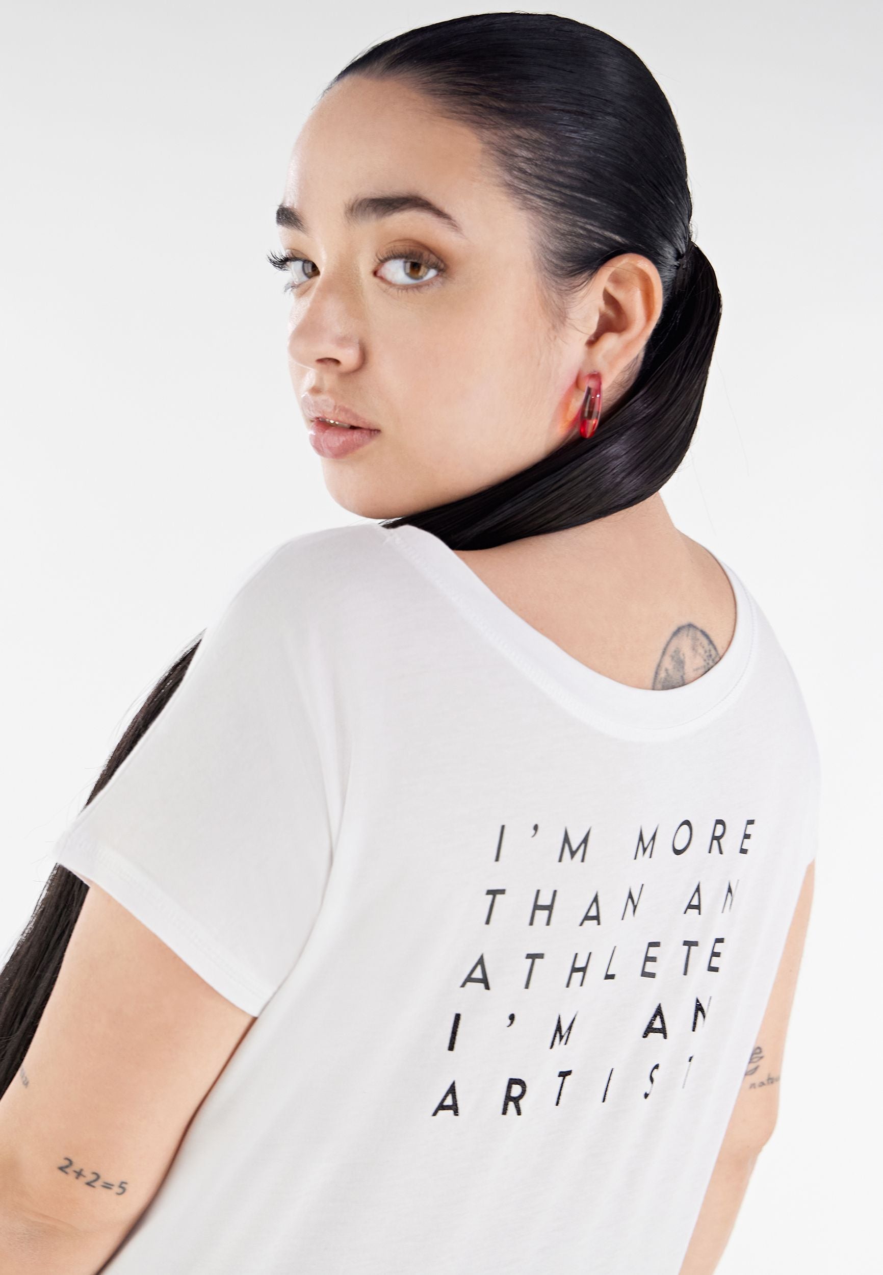 Freddy T-shirt manica corta da donna S3WBFT4 W white