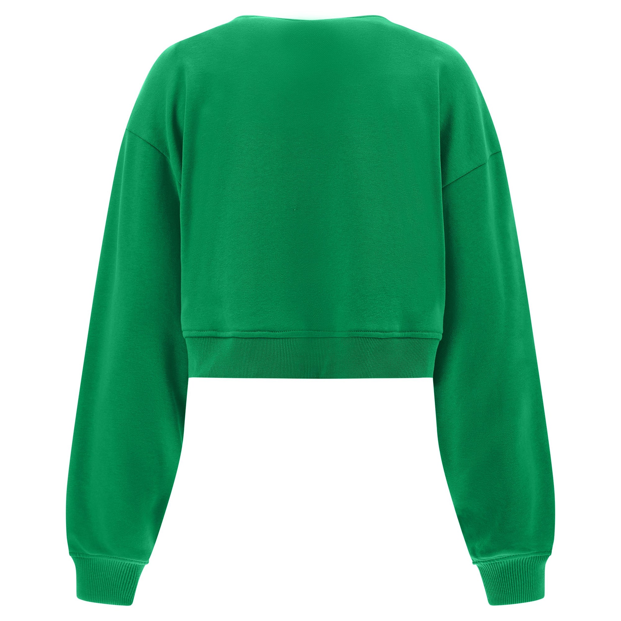 Freddy felpa leggera da donna corta S3WGZS1 V87 verde