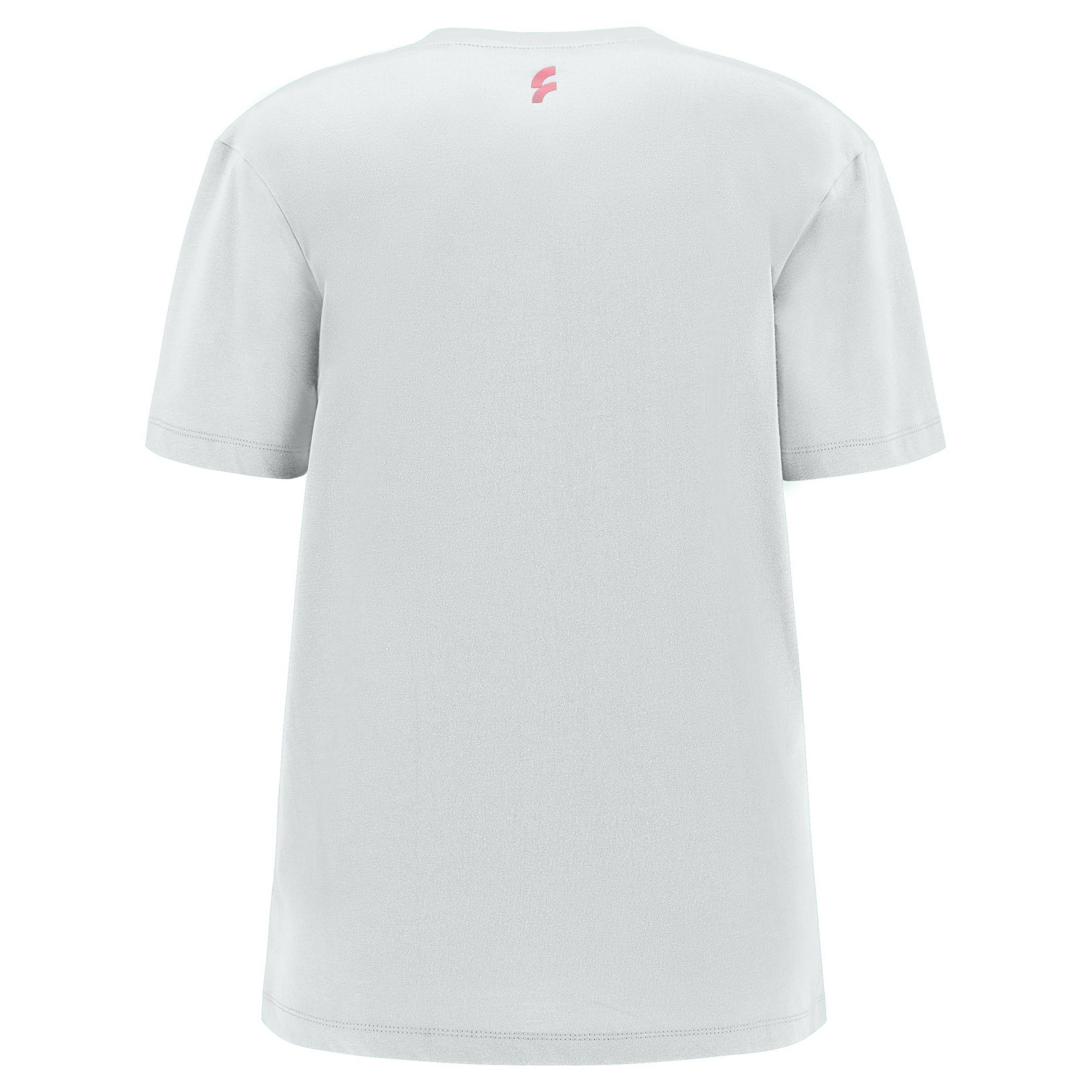 Freddy T-shirt da donna in cotone e stampa lettering S3WGZT4 W71 white