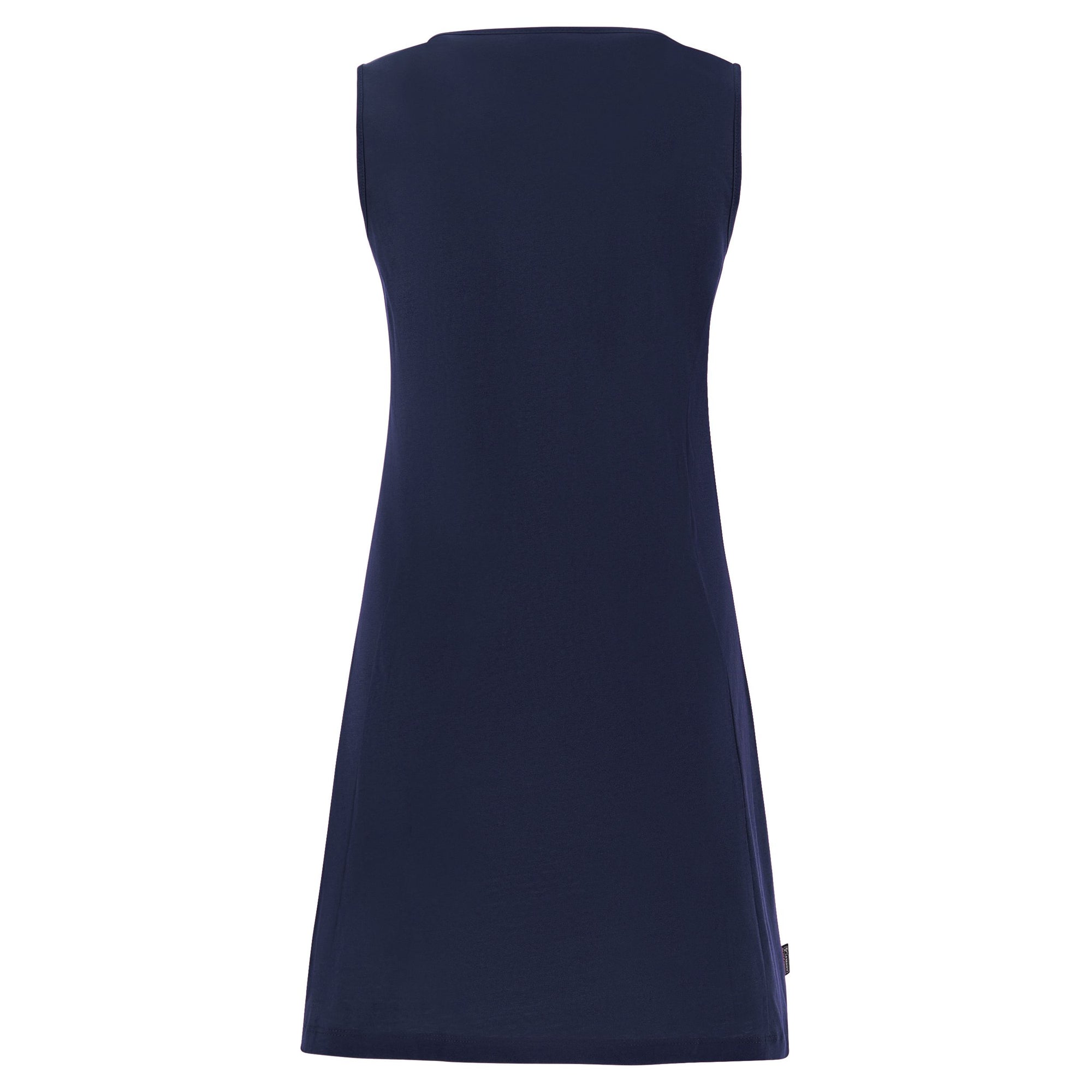 Freddy Abito smanicato in jersey con stampa foliage in tono S3WTRD2 B94 blu navy