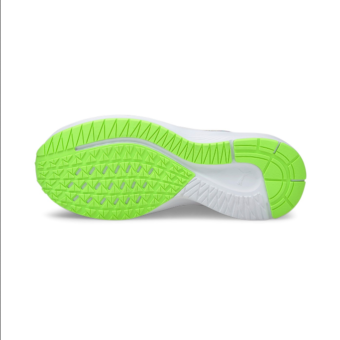 Scarpe da corsa Puma Aviator SP 376092 01 colore bianco-verde per adulti con tecnologia ammortizzante