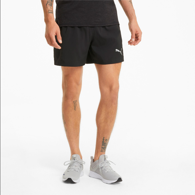 Puma pantaloncino da corsa da uomo Run Favorite Woven 5" Session Short M 520215 01 black