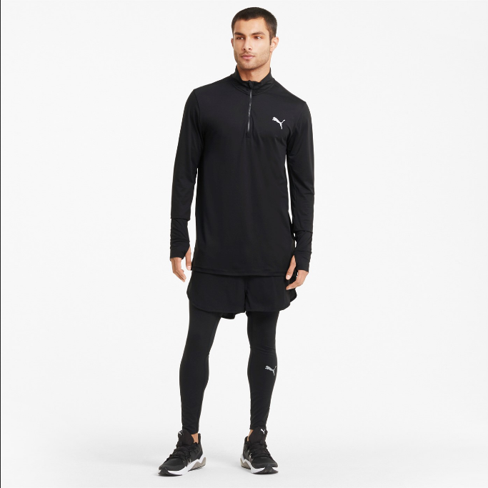 Puma pantalone sportivo lungo per la corsa Run Favorite 520218 01 nero
