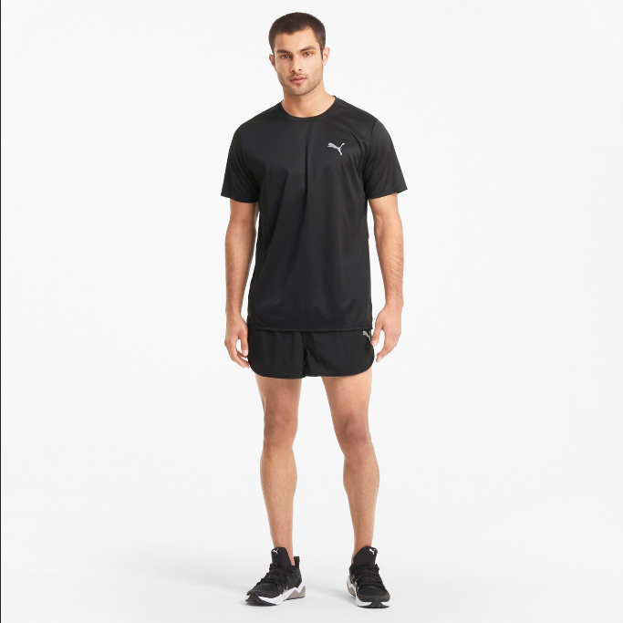 Puma pantaloncino da corsa da uomo Run Favorite Split Short 520214 01 nero