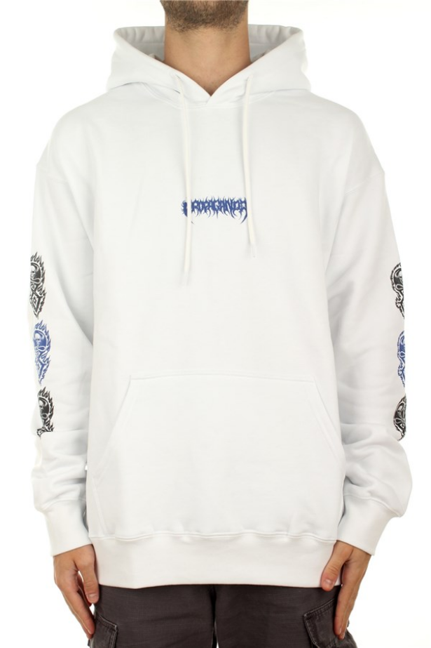 Propaganda Felpa con Cappuccio XV Monster 21FWPRFE572-02 white