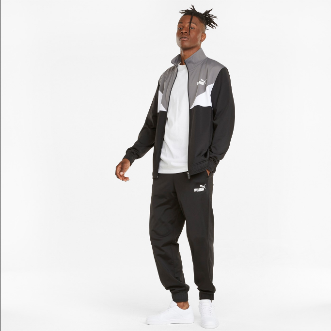 Puma Colorblock Tracksuit cl 845848-01 black