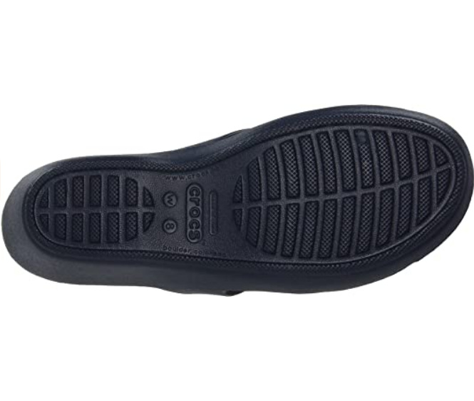 Crocs sandalo da donna con tallone rialzato Patricia II 11661 blu-stucco