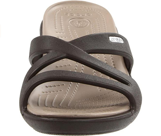 Crocs sandalo da donna con rialzo Patricia II 11661 espresso