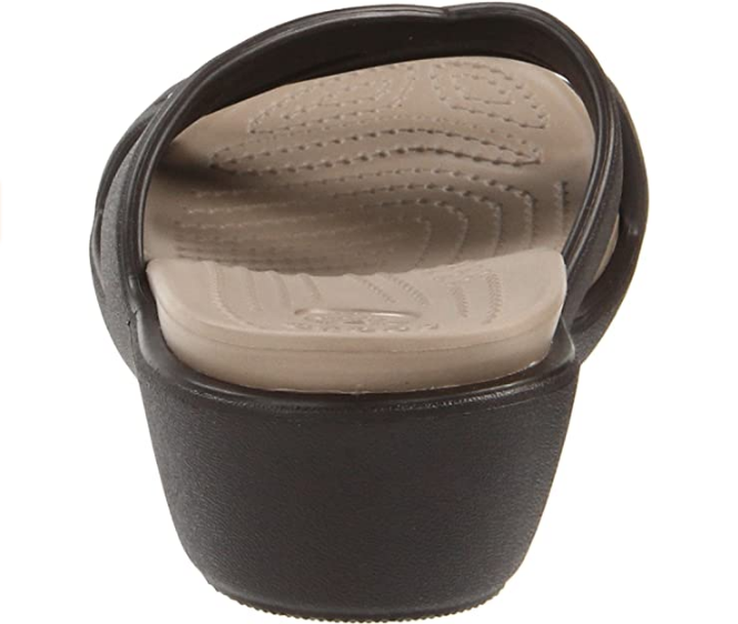 Crocs sandalo da donna con rialzo Patricia II 11661 espresso