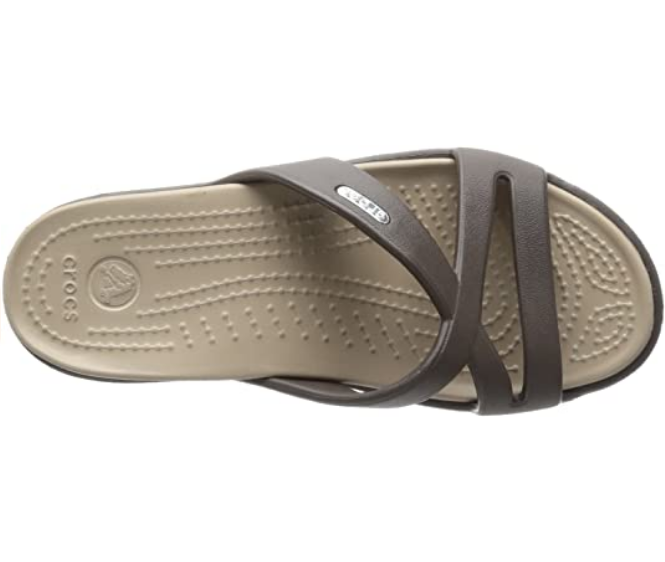 Crocs sandalo da donna con rialzo Patricia II 11661 espresso