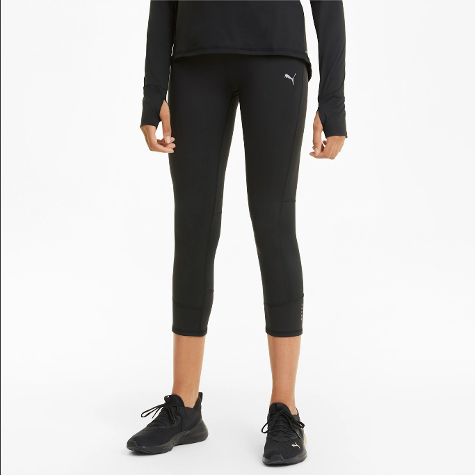 Puma Pantalone tecnico da corsa da donna Favorite Reg Rise 3/4 Tight 520190 01 nero
