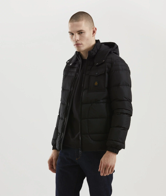 RefrigiWear Piumino Benson da uomo NY0185 G06000 019 nero