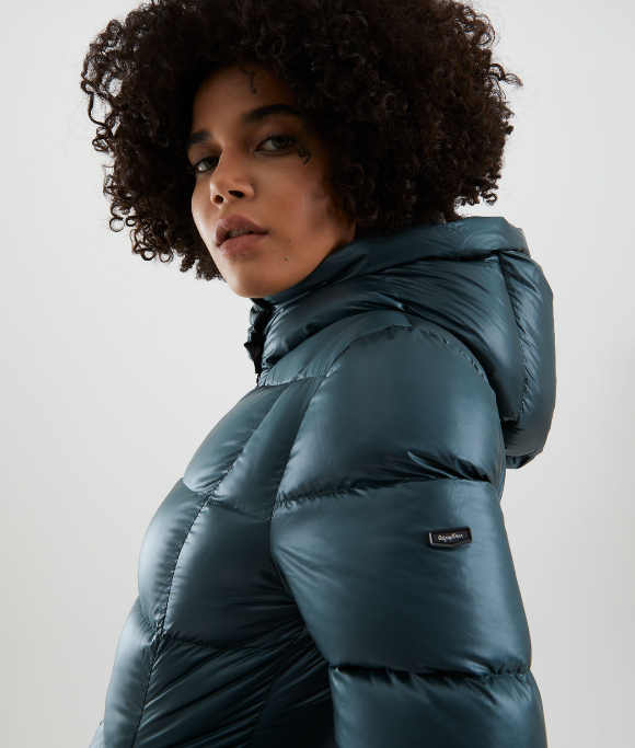 RefrigiWear Piumino Donna Ashley NY0183 E03266 030 verde