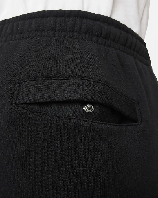 Nike Pantalone sportivo da adulto con elastico al fondo Jogger Club Fleece BV2671 010 nero