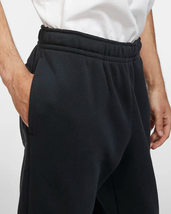 Nike Pantalone sportivo da adulto con elastico al fondo Jogger Club Fleece BV2671 010 nero