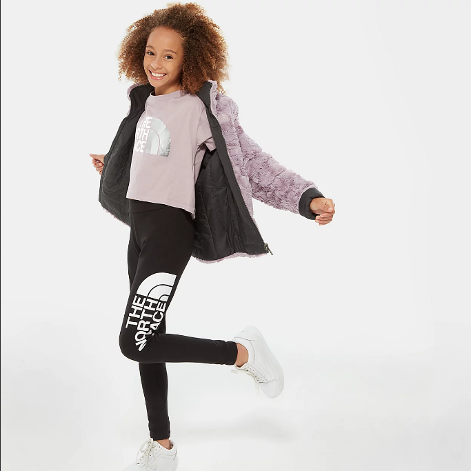 The North Face Girl Cotton Blend Legging NF0A3VEHKY41 black white