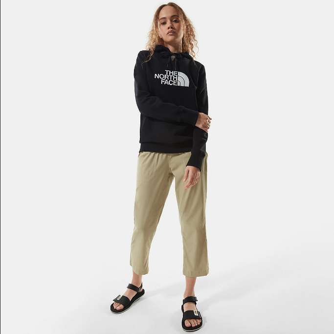 The North Face Felpa da donna con cappuccio e tasca a marsupio Drew Peak NF0A55ECJK31 nero