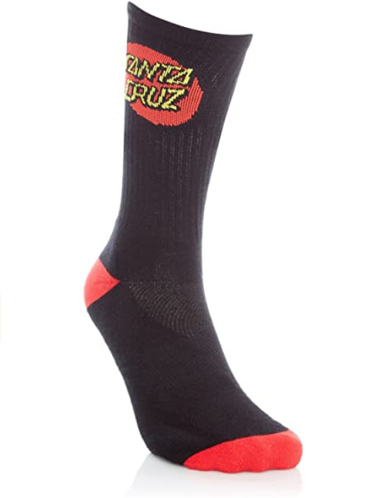 Santa Cruz calza Classic Dot Socks SCA-SCK-0115 black white