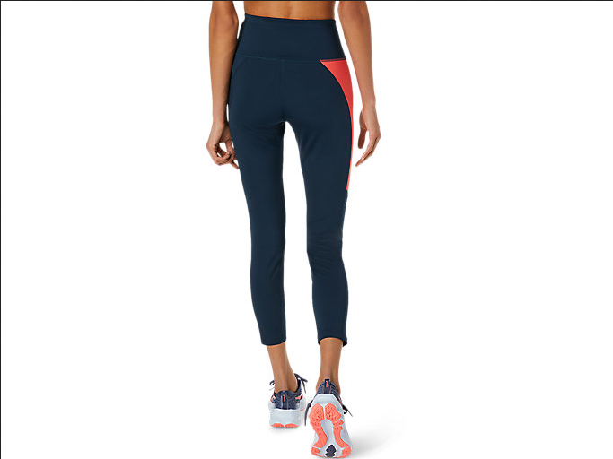 Asics pantalone sportivo aderente da donna Tokyo Highwaist Tight 2012A795 404 blu