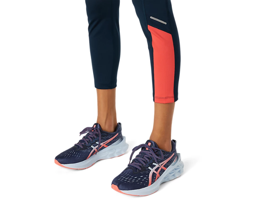 Asics pantalone sportivo aderente da donna Tokyo Highwaist Tight 2012A795 404 blu