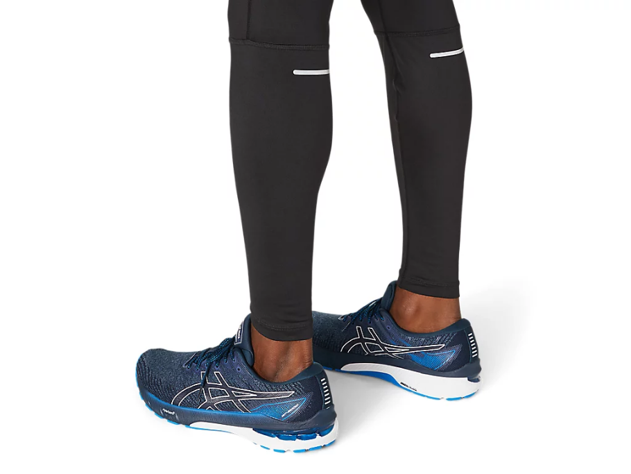 Asics pantalone sportivo aderente per la corsa Icon Tight 2011B050 005 nero-blu