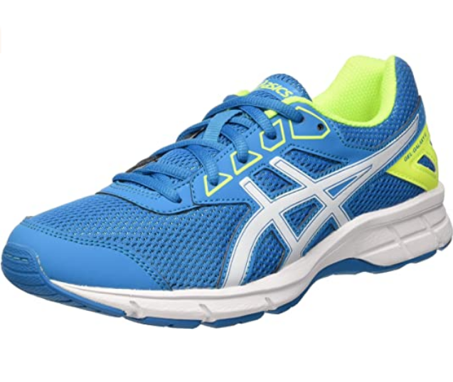 Asics scarpa da corsa da ragazzi Gel Galaxy 9 GS C626N 4901 blue jewel-white-safety yellow
