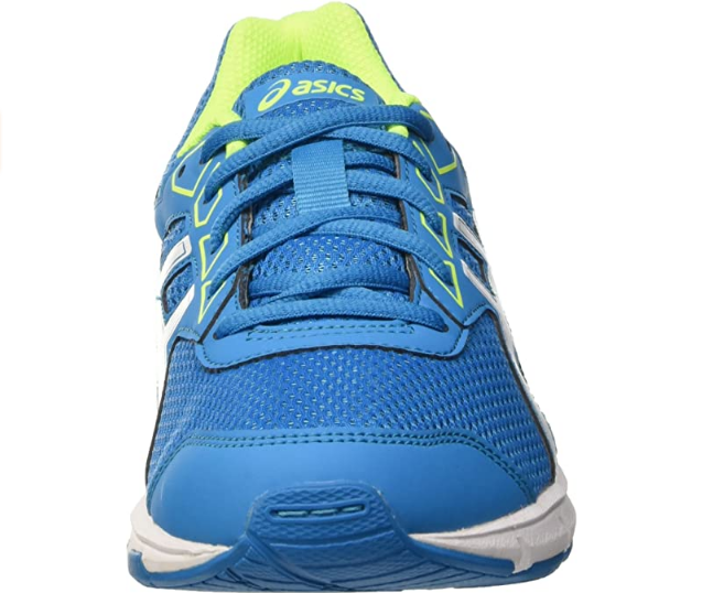 Asics scarpa da corsa da ragazzi Gel Galaxy 9 GS C626N 4901 blue jewel-white-safety yellow