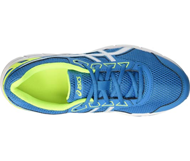 Asics scarpa da corsa da ragazzi Gel Galaxy 9 GS C626N 4901 blue jewel-white-safety yellow