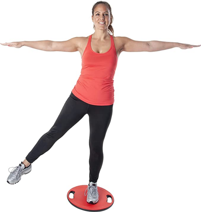 Pure2Improve tavola propriocettiva con maniglie Balanceboard diam 40cm P2I230010 267488