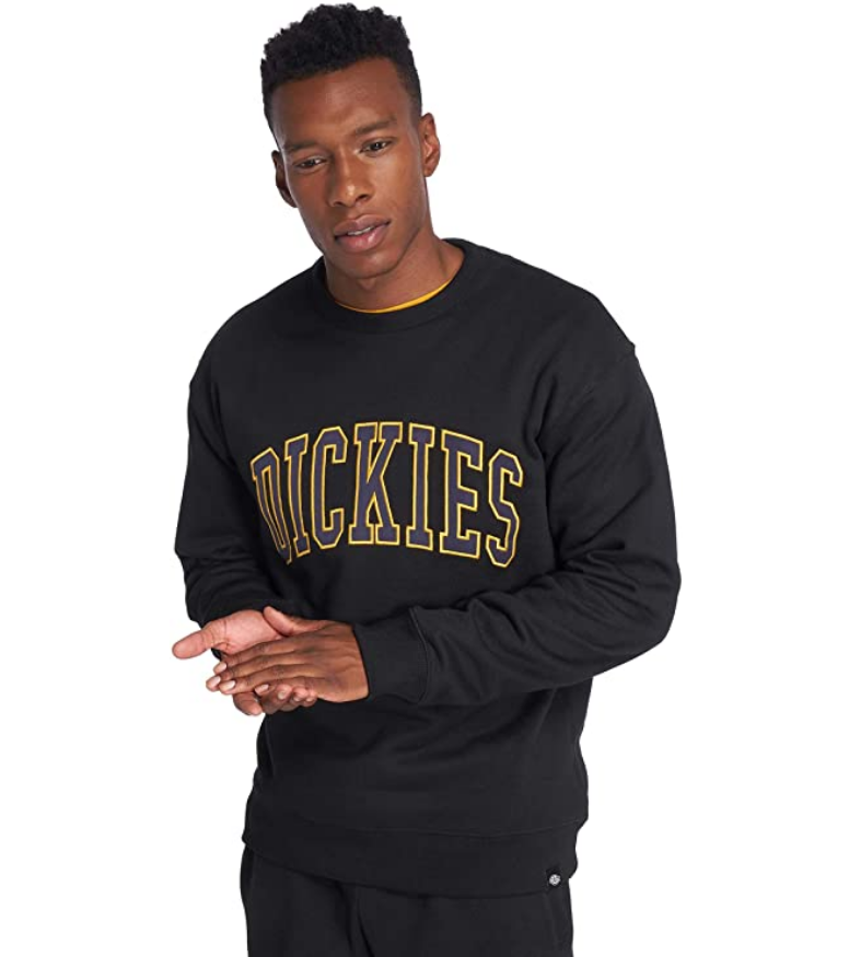 Dickies Felpa girocollo da uomo Fredrickburg 200213 nero