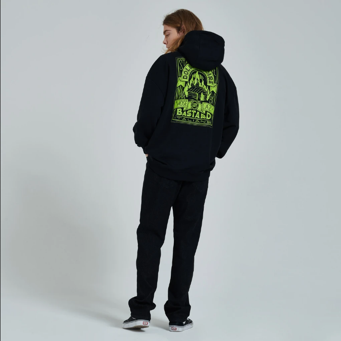 Dolly Noire Felpa con Cappuccio Bastard SW070-SK-01 black