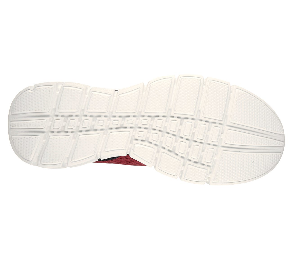 Skechers scarpa da ginnastica da uomo Equalizer 2.0 Settle The Score 51529 BURG rosso