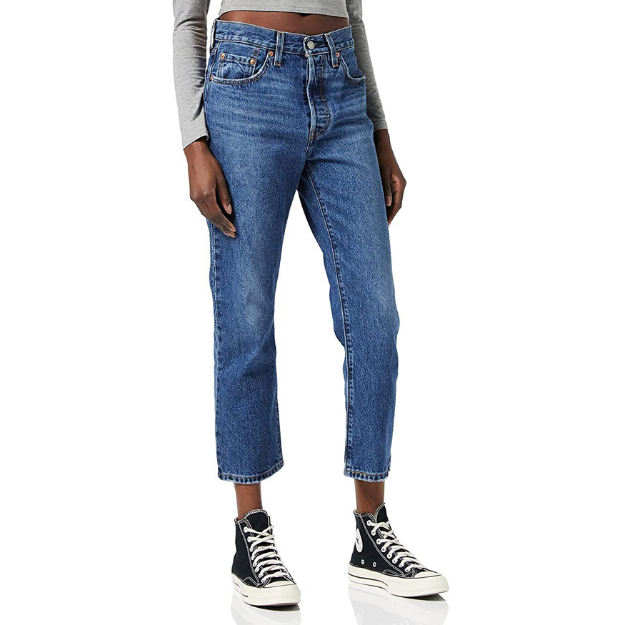 Levi's Jeans Cropped 501 362000224 blu