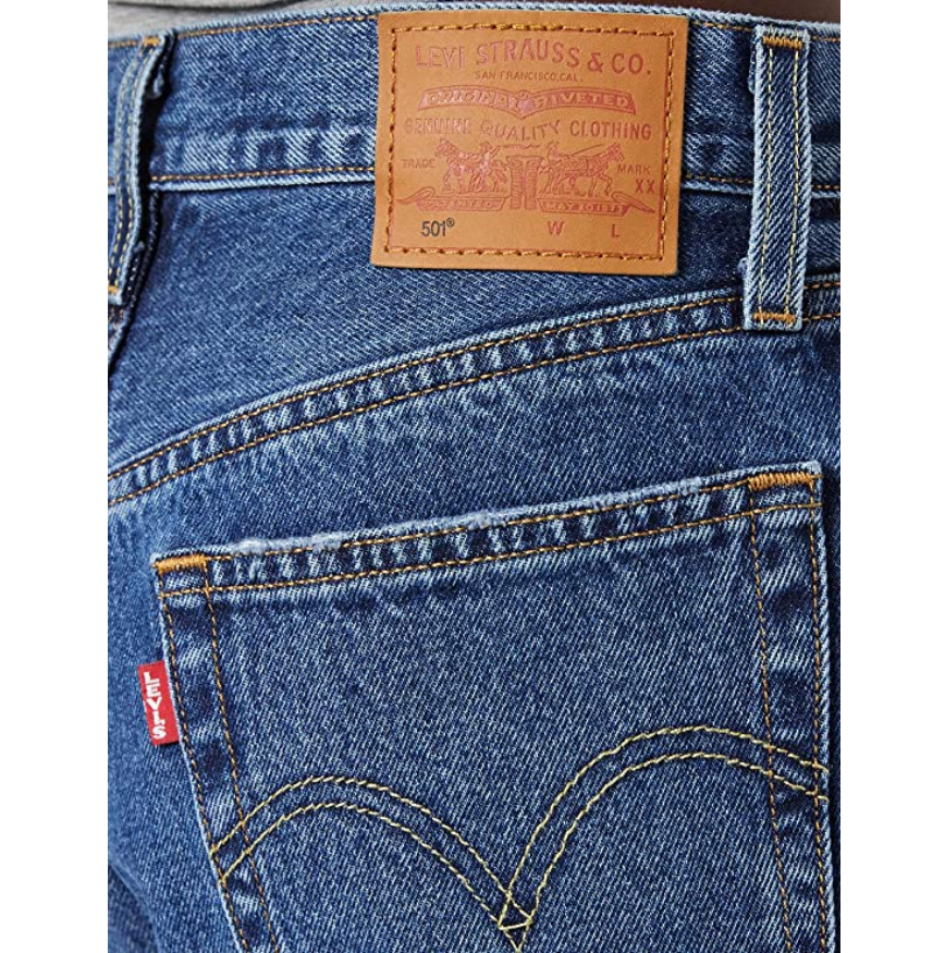 Levi's Jeans Cropped 501 362000224 blu