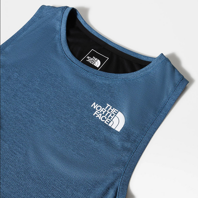 The North Face Canotta uomo Mountain Athletics NF0A5IEV5V9 banff blue dark heather-black