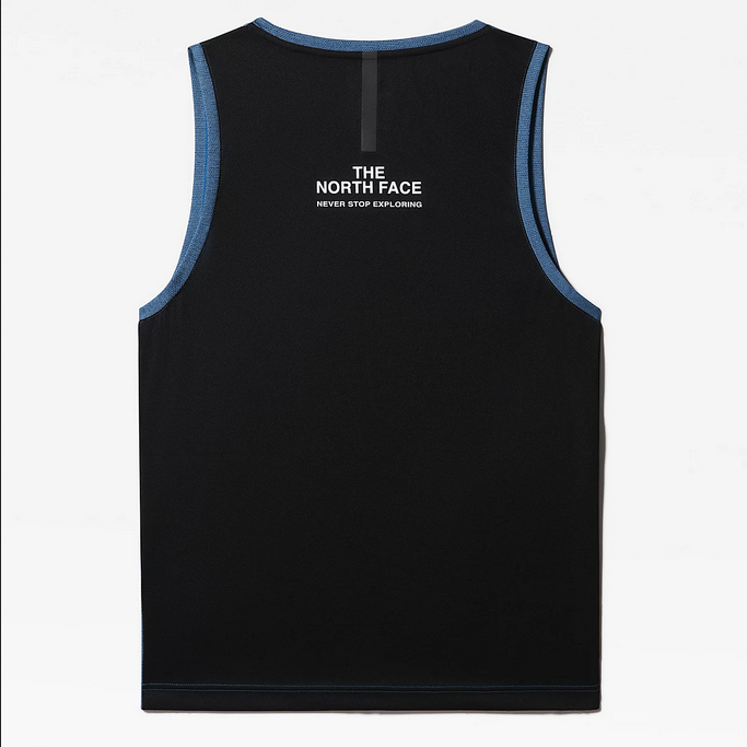 The North Face Canotta uomo Mountain Athletics NF0A5IEV5V9 banff blue dark heather-black