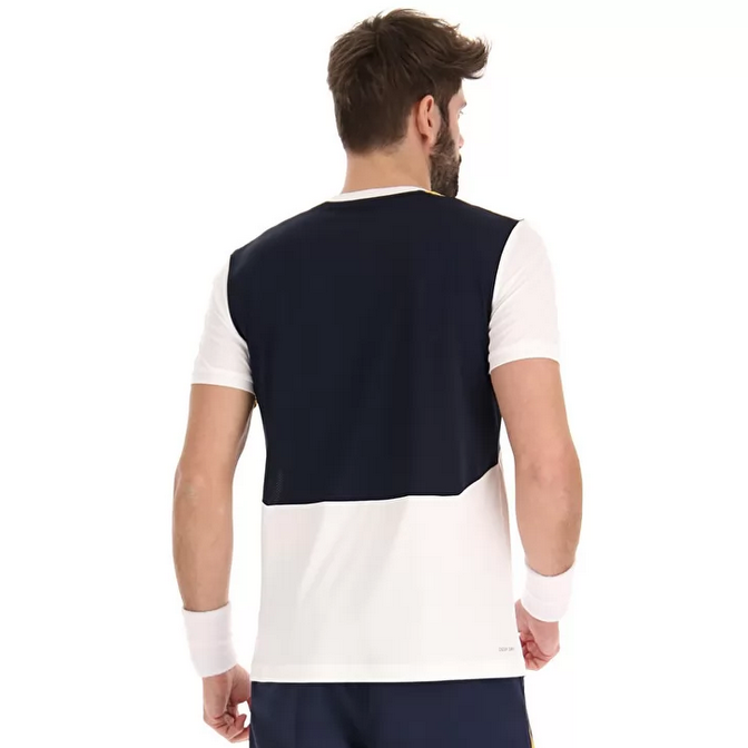 Lotto Top IV Tee 1 217340 1Q5 bright white-navy blue