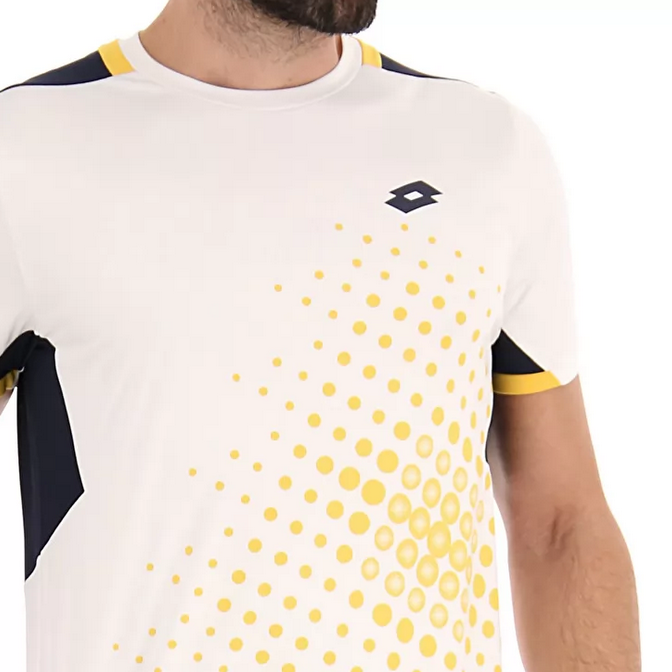 Lotto Top IV Tee 1 217340 1Q5 bright white-navy blue
