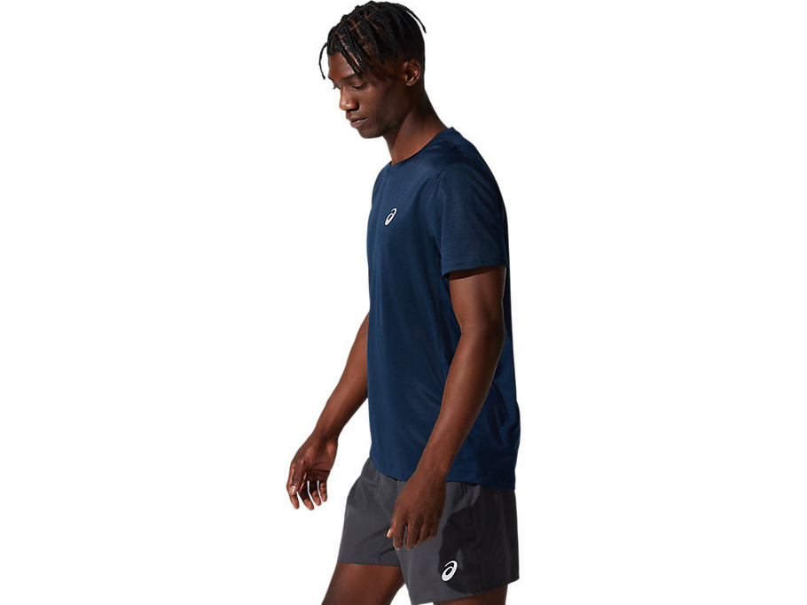 Asics maglietta tecnica per la corsa da uomo Core SS Top 2011C341 401 blu