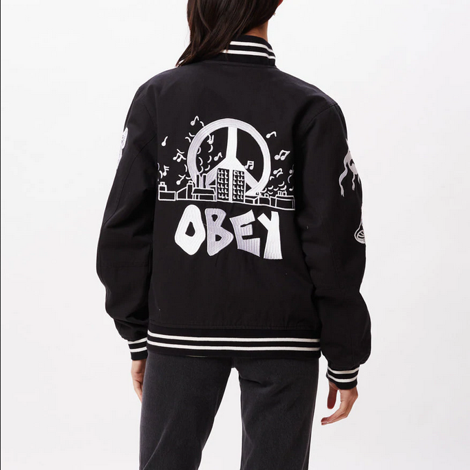 Obey giacca unisex da adulto Jacket Cherubino 121800498 black