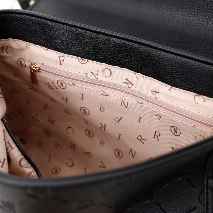 CafèNoir Cartella Logo C3BB0203 N001 black