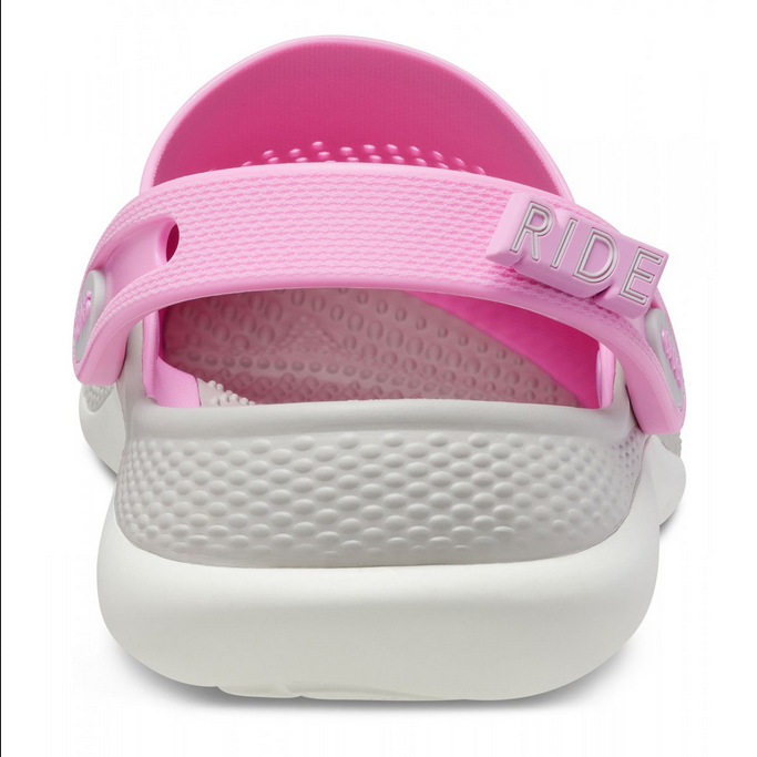 Crocs ciabatta sabot da donna LiteRide 360° Clog 206708 6SW rosa-grigio